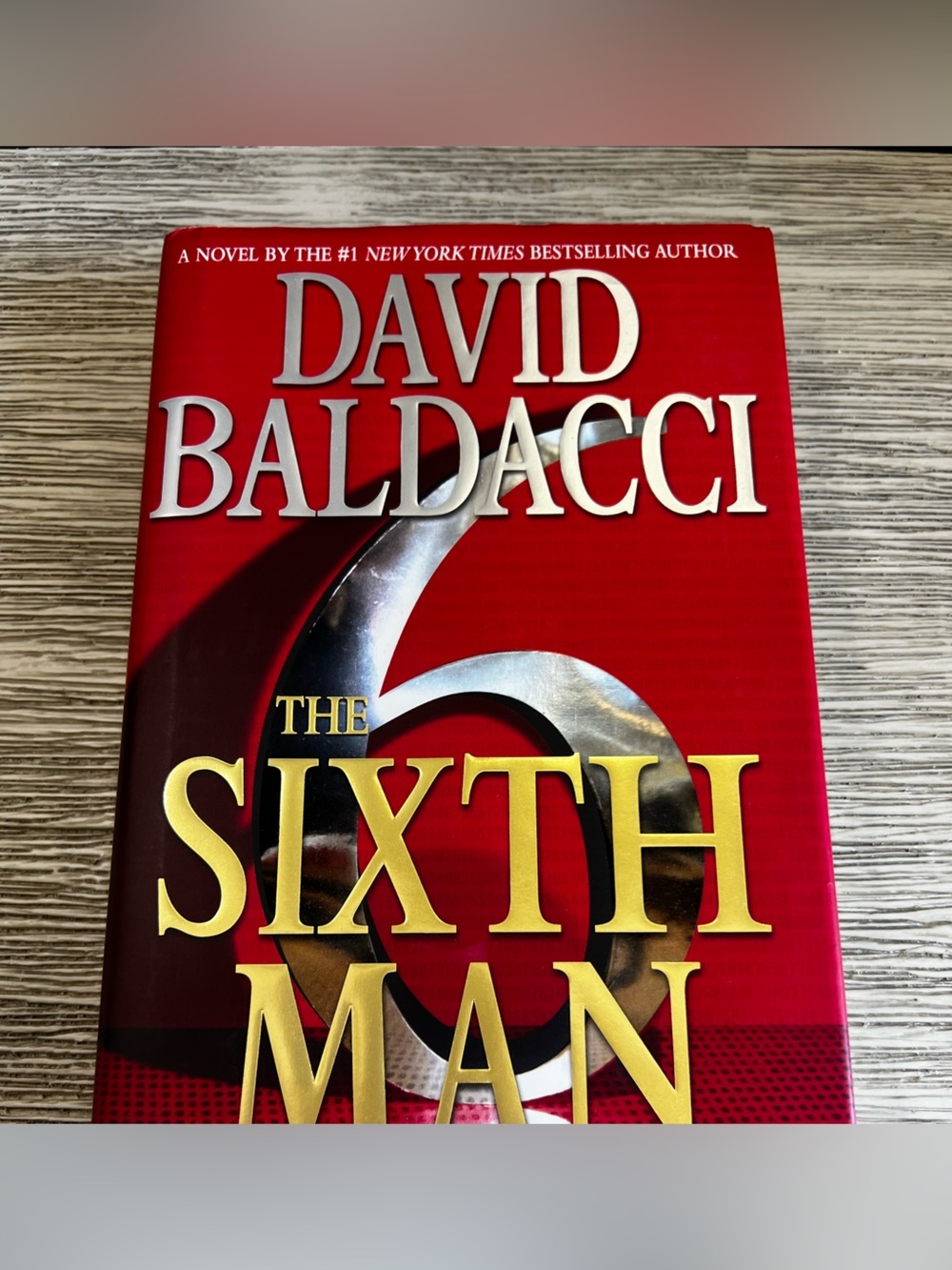 📚 The Sixth Man by David Baldacci Hardcover Novel